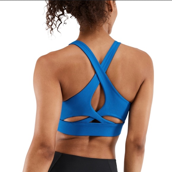 Fabletics Blue No Bounce Sports Bra Size small⭐️ - Picture 2 of 7